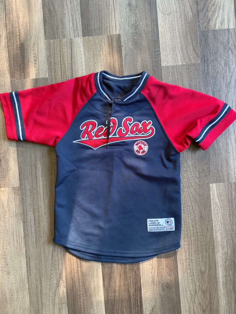 Red Sox Kids Raglan Baseball Tee